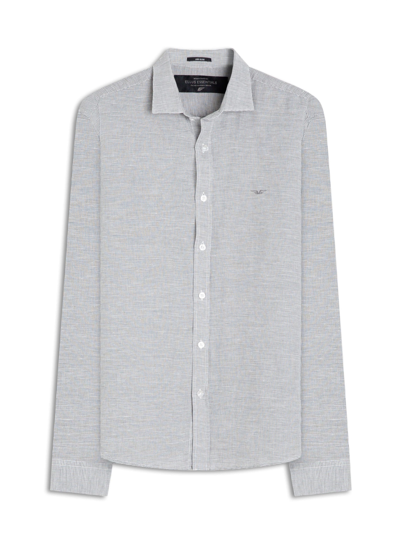 Camisa Linho Blend Haia New Italian Cinza