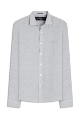 Camisa Linho Blend Haia New Italian Cinza