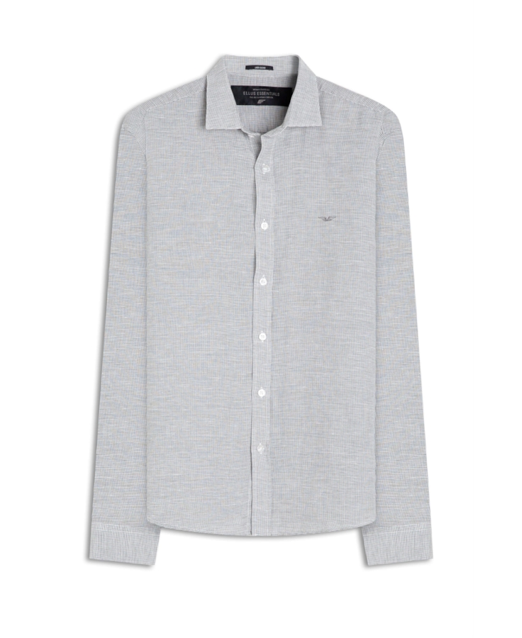 Camisa Linho Blend Haia New Italian Cinza