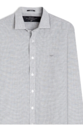 Camisa Linho Blend Haia New Italian Cinza