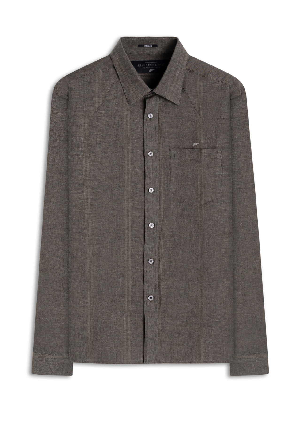 Camisa Linho Blend Houston Irish Verde Escuro