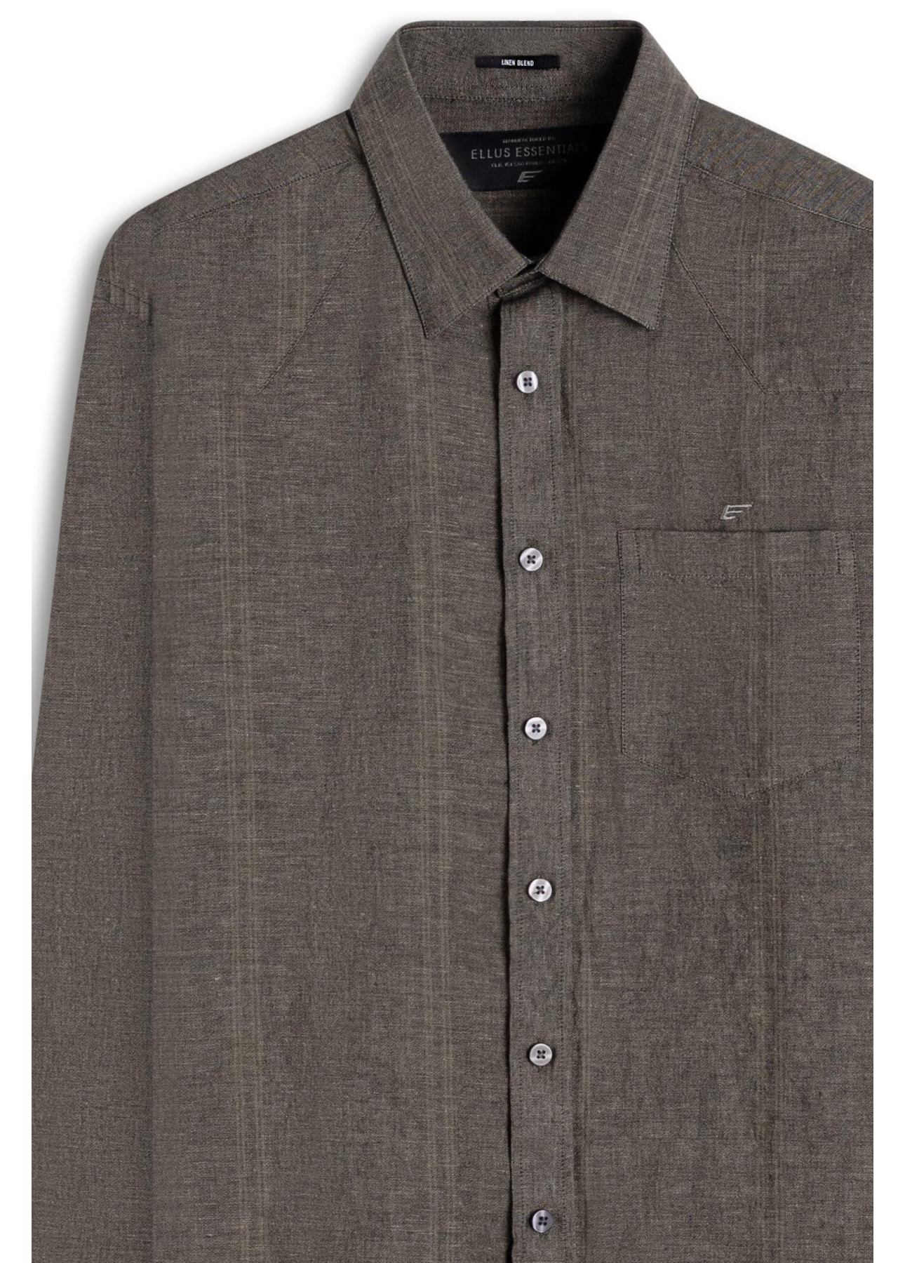 Camisa Linho Blend Houston Irish Verde Escuro