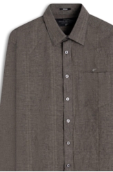Camisa Linho Blend Houston Irish Verde Escuro