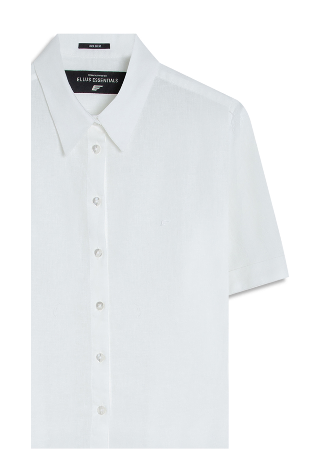 Camisa Linho Blend Loose Branco