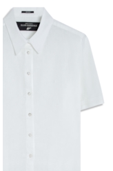 Camisa Linho Blend Loose Branco