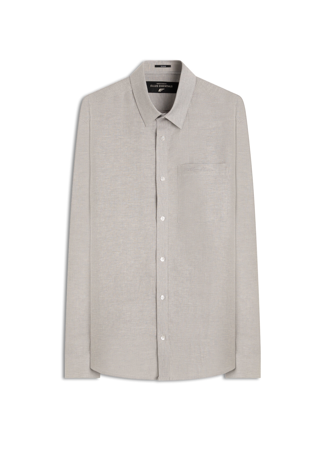 Camisa Linho Blend Macerata Xangai Cinza