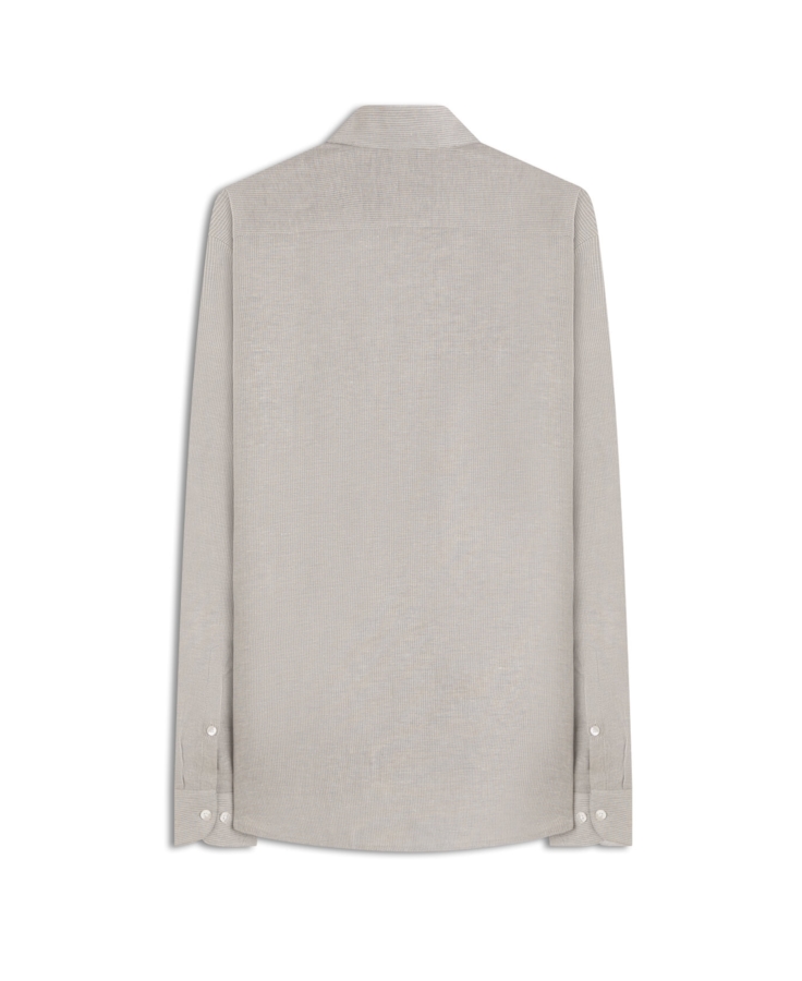 Camisa Linho Blend Macerata Xangai Cinza