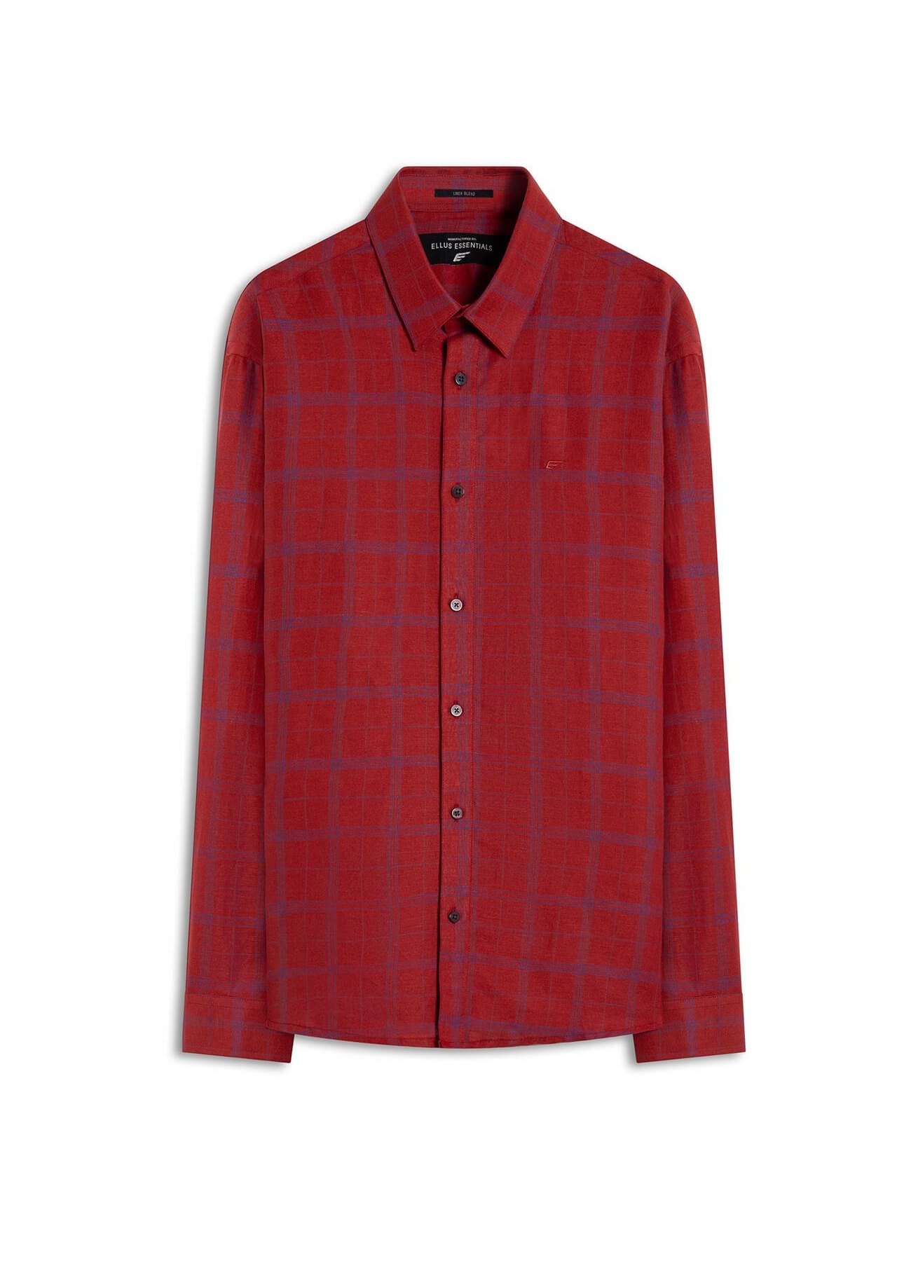 Camisa Linho Blend Mantua Xangai Vermelho