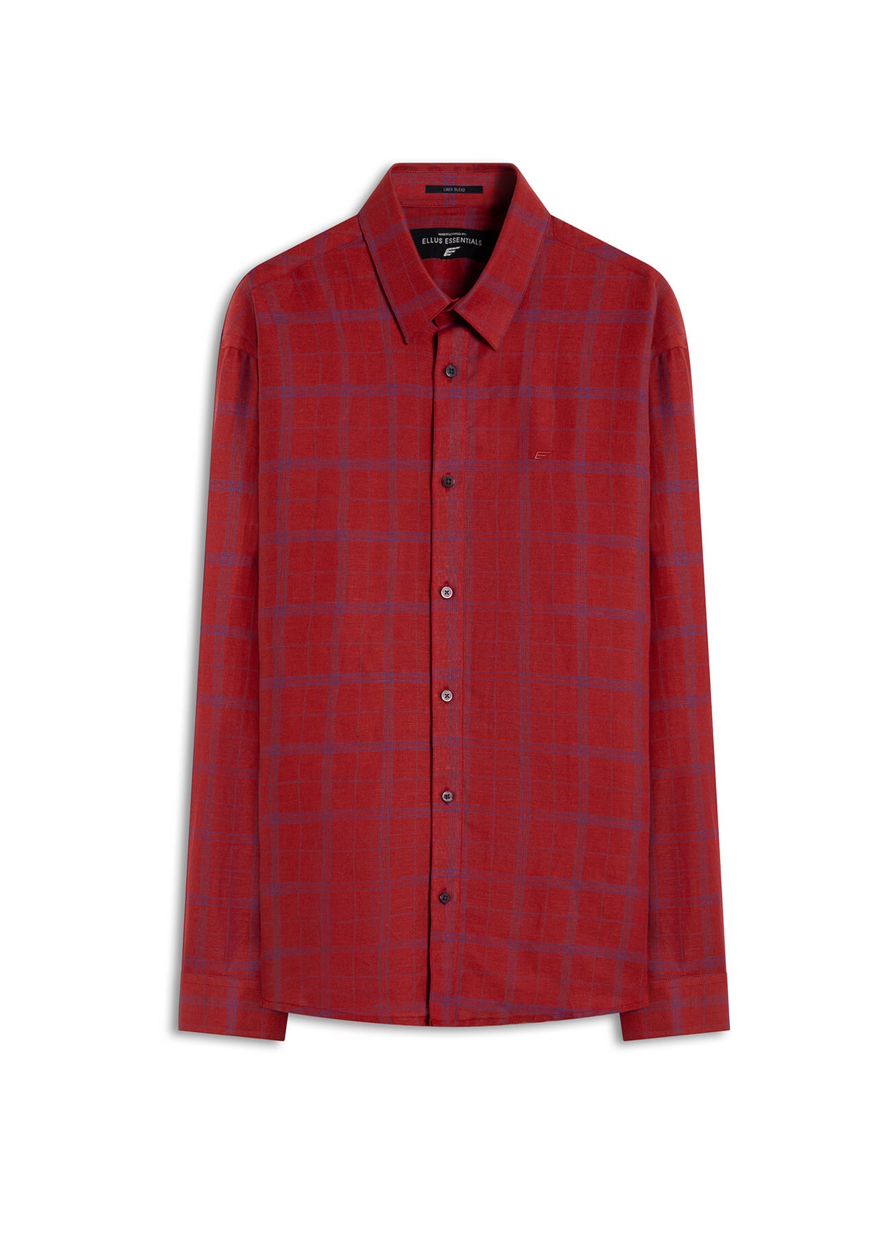 Camisa Linho Blend Mantua Xangai Vermelho