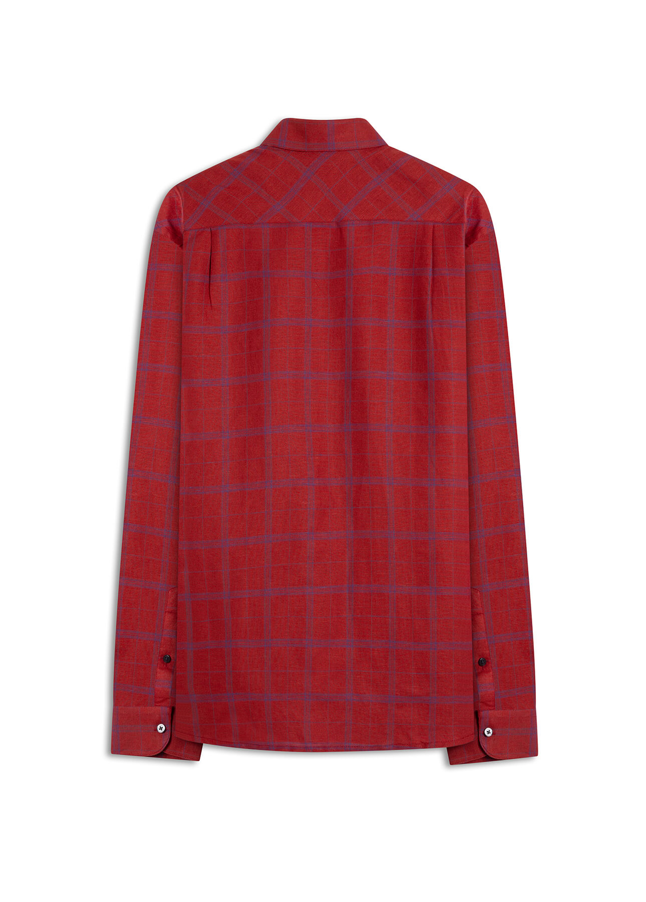 Camisa Linho Blend Mantua Xangai Vermelho