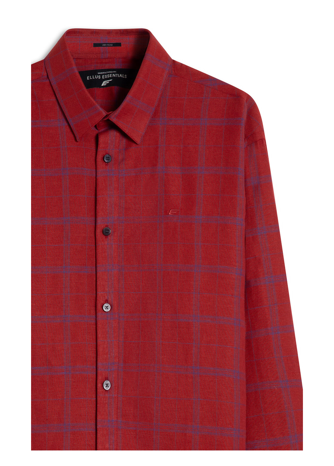 Camisa Linho Blend Mantua Xangai Vermelho