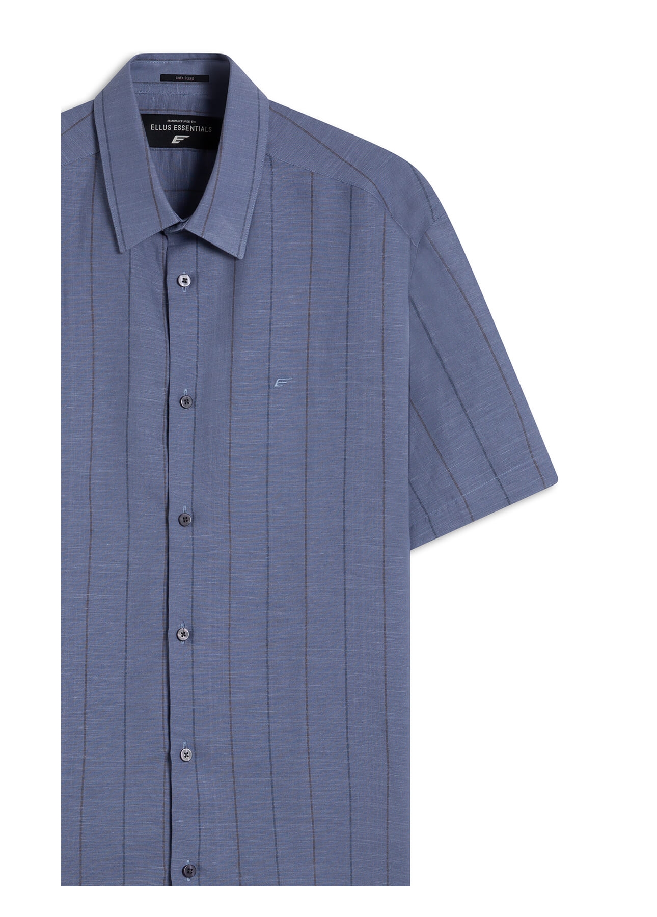 Camisa Linho Blend Muggia Retro Xang Marinho