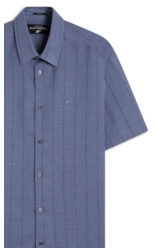 Camisa Linho Blend Muggia Retro Xang Marinho