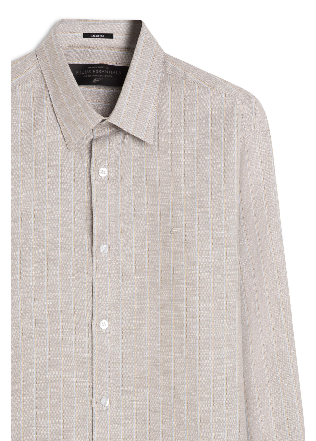 Camisa Linho Blend Olympic Tabaco