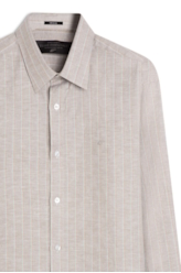 Camisa Linho Blend Olympic Tabaco
