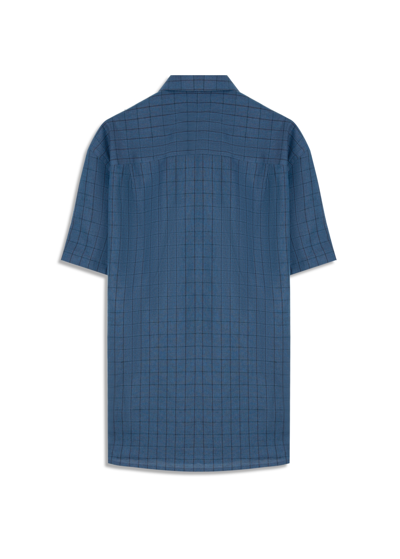 Camisa Linho Blend Retro Xang Azul Bic