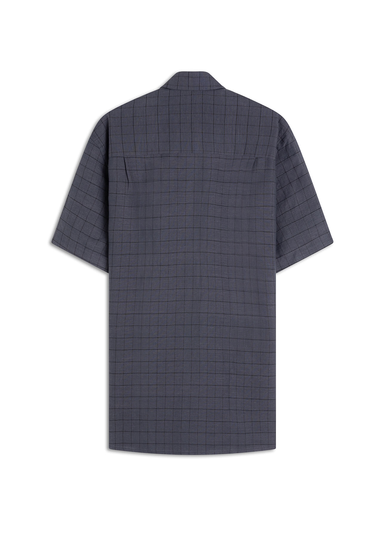Camisa Linho Blend Retro Xang Dark Navy