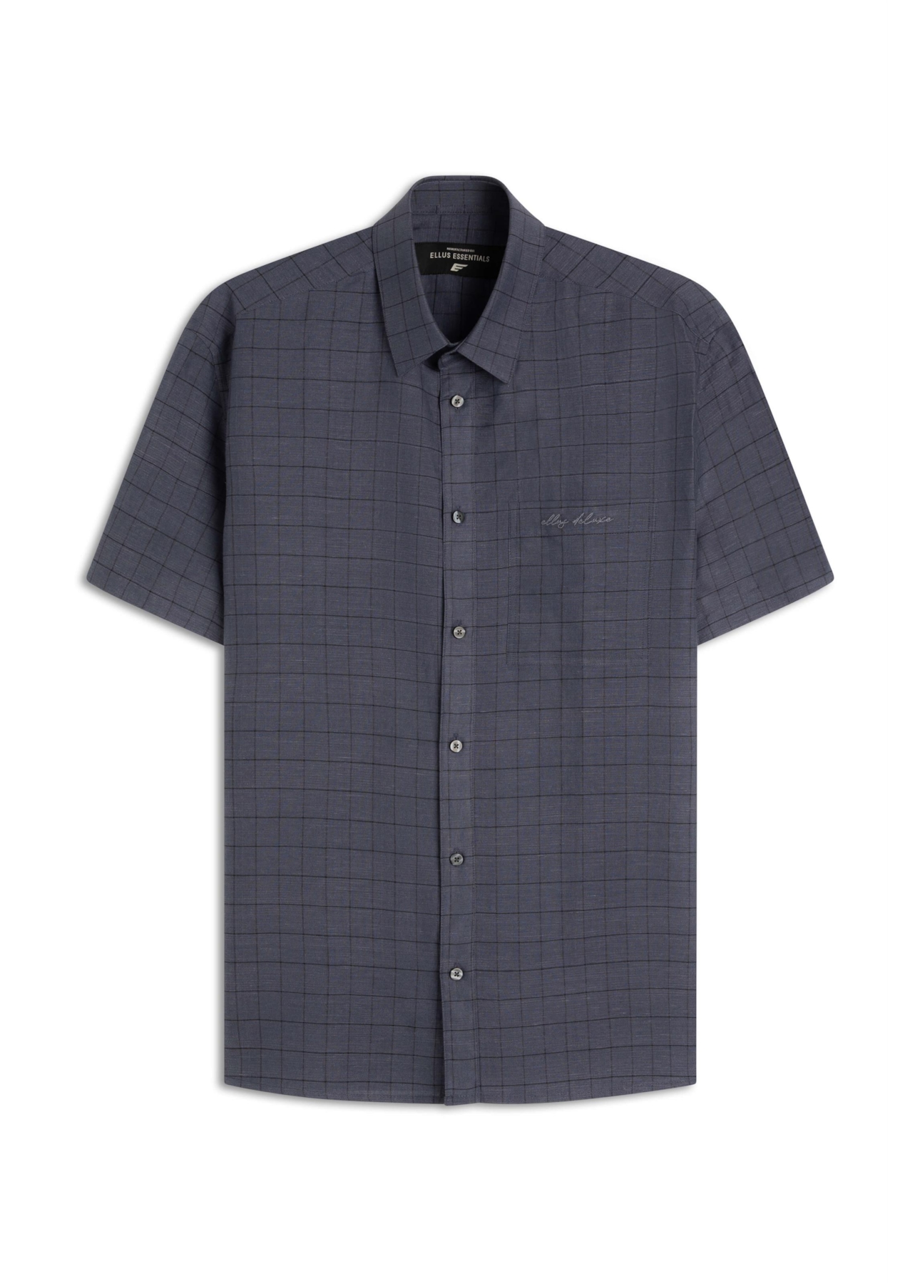 Camisa Linho Blend Retro Xang Dark Navy