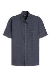 Camisa Linho Blend Retro Xang Dark Navy
