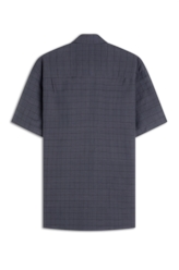 Camisa Linho Blend Retro Xang Dark Navy