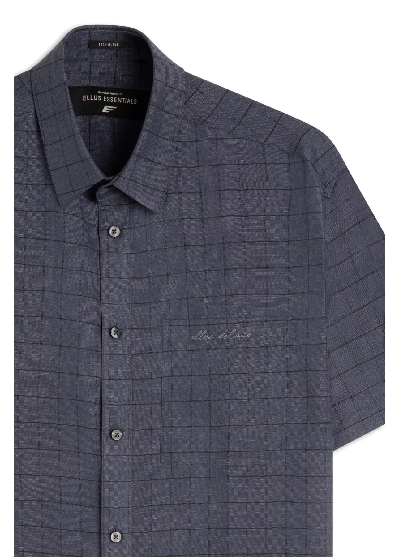 Camisa Linho Blend Retro Xang Dark Navy