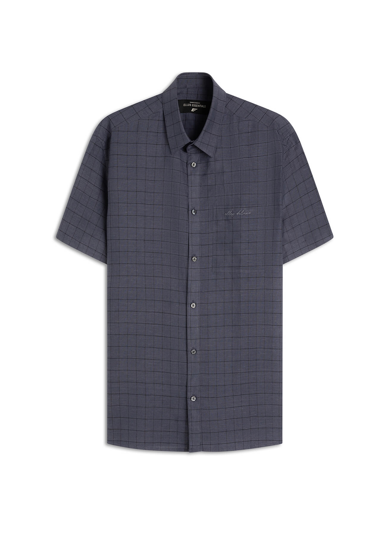 Camisa Linho Blend Retro Xang Dark Navy