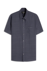 Camisa Linho Blend Retro Xang Dark Navy