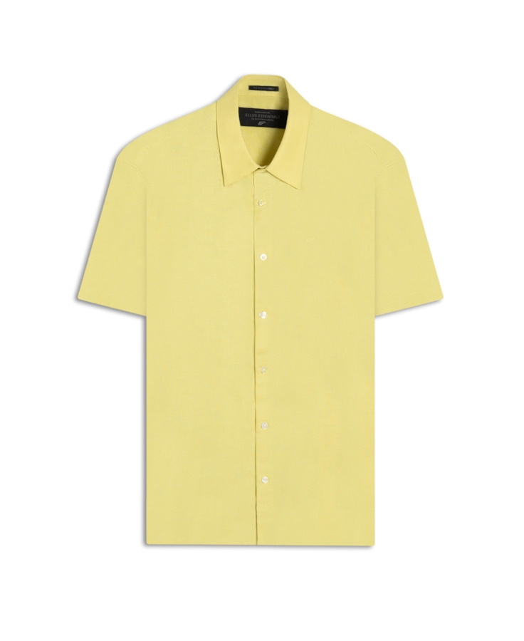 Camisa Linho Blend Surf Ellus Amarelo