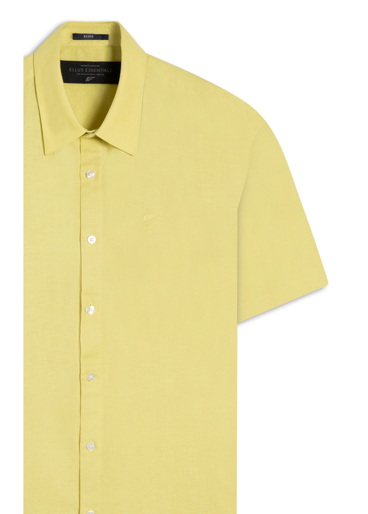Camisa Linho Blend Surf Ellus Amarelo