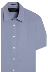Camisa Linho Blend Surf Ellus Azul Claro
