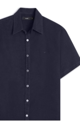 Camisa Linho Blend Surf Ellus Azul Jeans