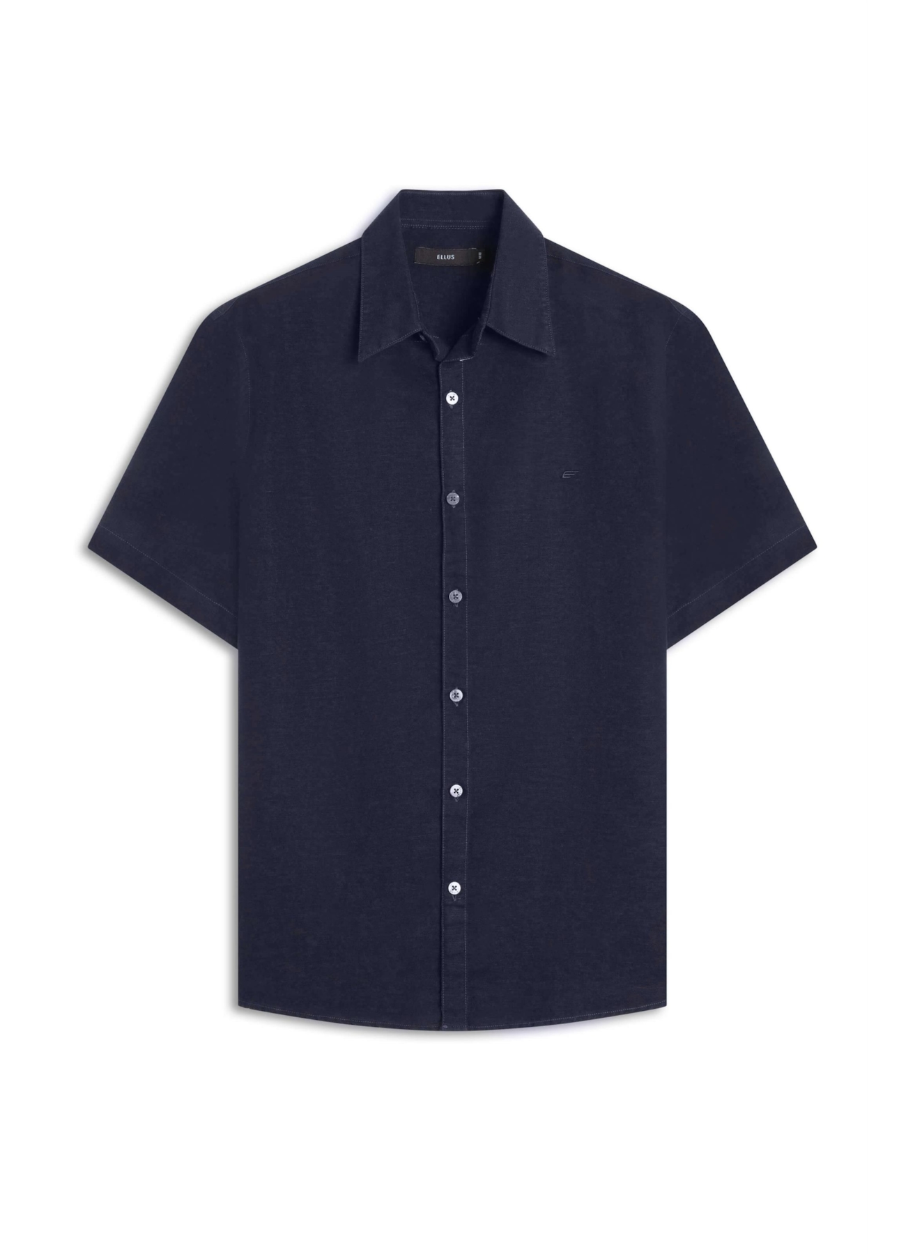 Camisa Linho Blend Surf Ellus Azul Jeans