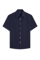 Camisa Linho Blend Surf Ellus Azul Jeans