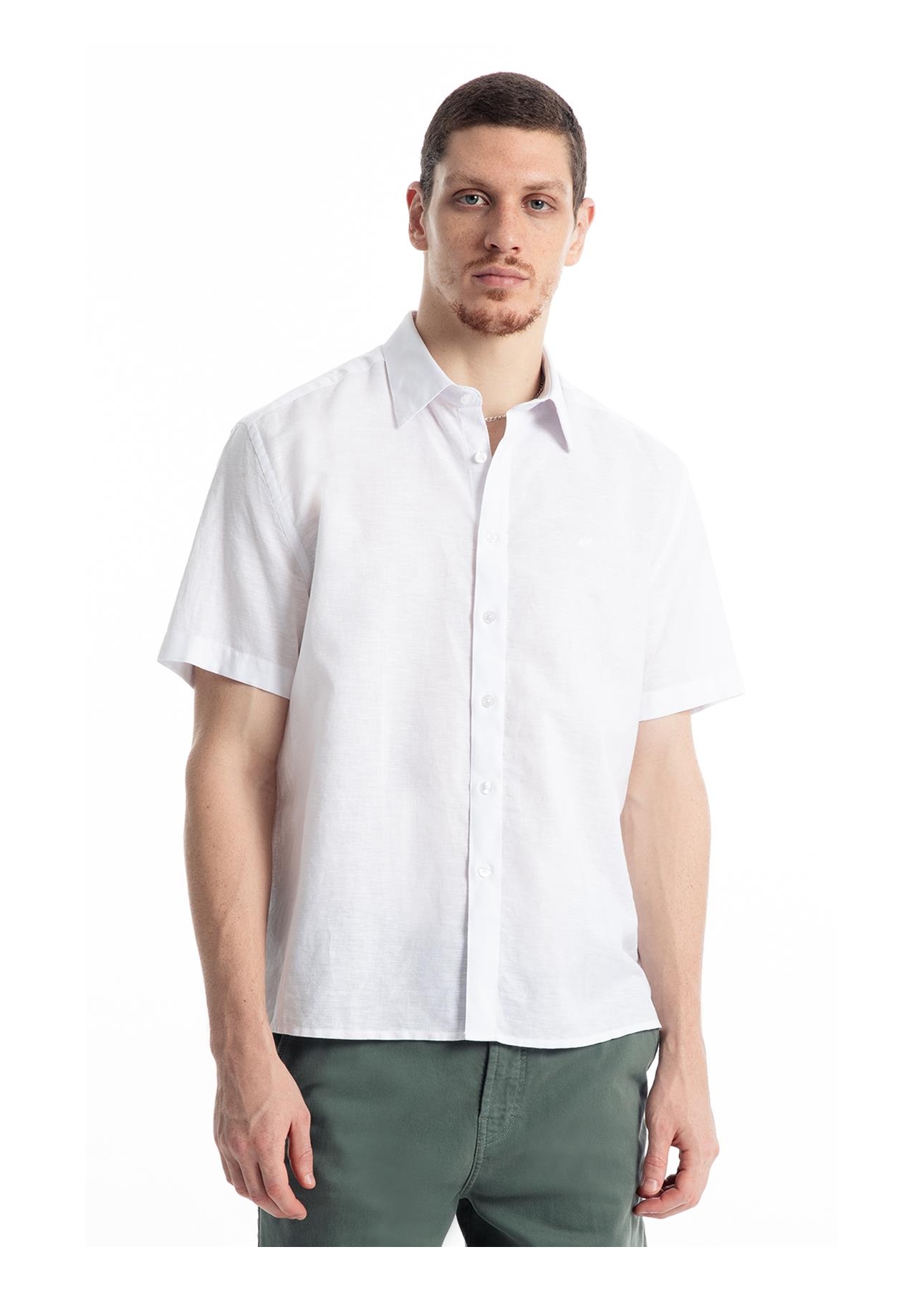 Camisa Linho Blend Surf Ellus Branco