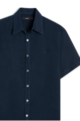 Camisa Linho Blend Surf Ellus Dark Navy