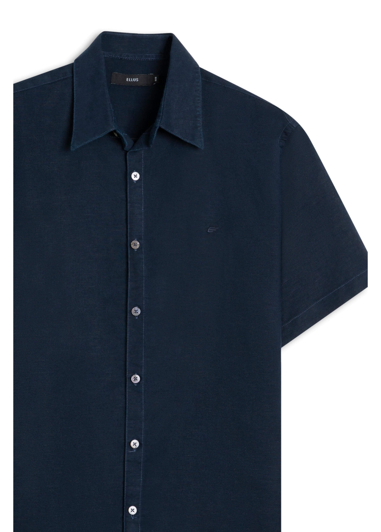Camisa Linho Blend Surf Ellus Dark Navy