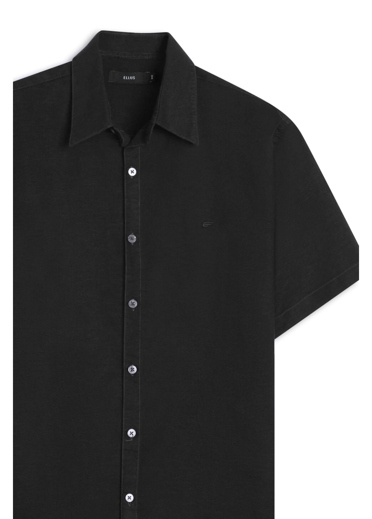 Camisa Linho Blend Surf Ellus Preto