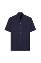 Camisa Linho Blend Surf Ellus Purple Blue