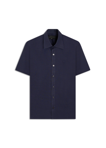 Camisa Linho Blend Surf Ellus Purple Blue