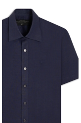 Camisa Linho Blend Surf Ellus Purple Blue