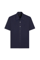 Camisa Linho Blend Surf Ellus Purple Blue