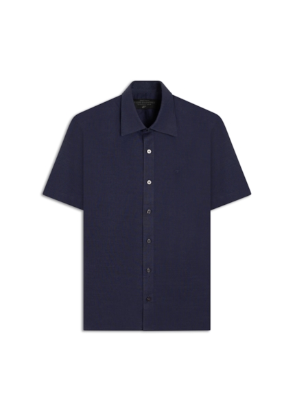 Camisa Linho Blend Surf Ellus Purple Blue