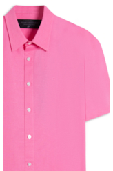 Camisa Linho Blend Surf Ellus Rosa