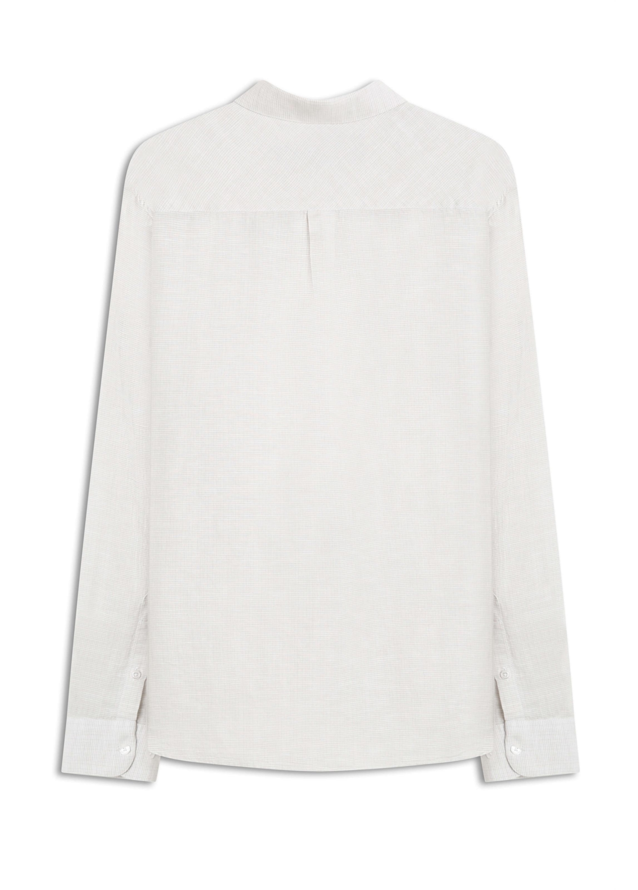 Camisa Linho Blend Volpi Button Down Cinza