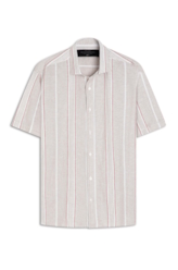 Camisa Linho  Blend Wilie Surf New Italian Areia