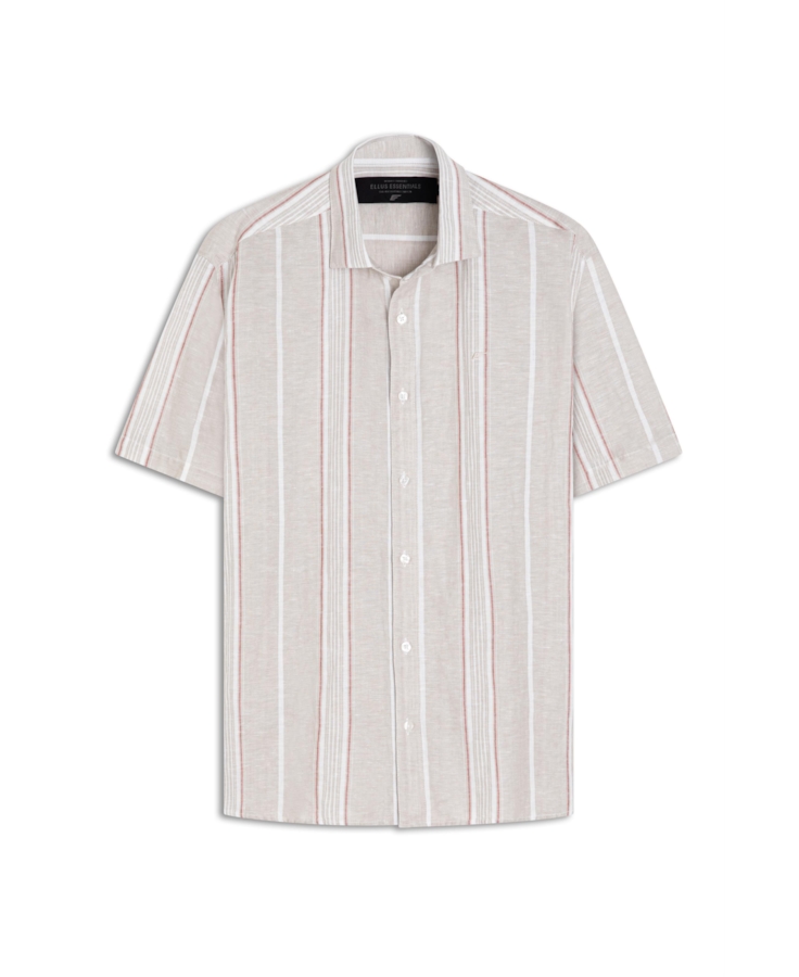 Camisa Linho  Blend Wilie Surf New Italian Areia