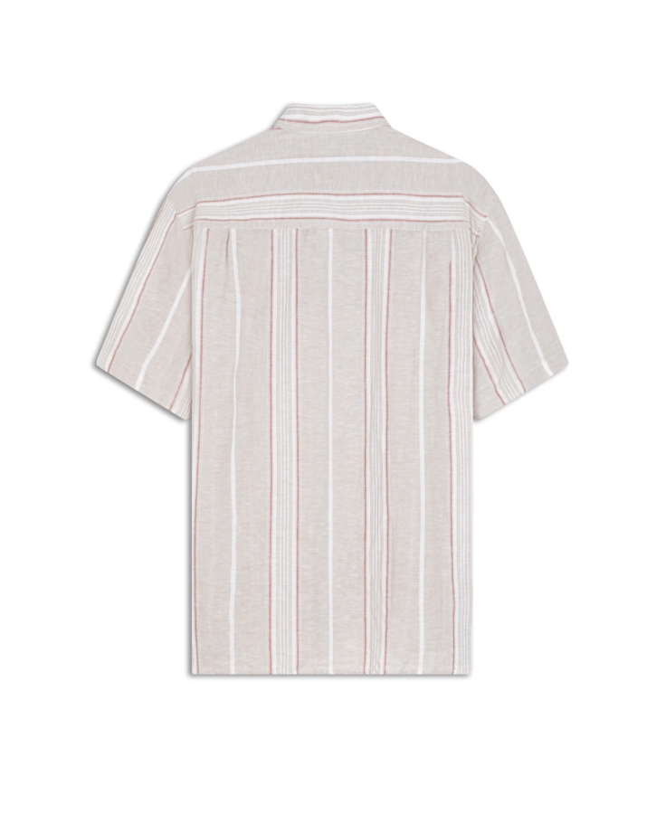 Camisa Linho  Blend Wilie Surf New Italian Areia