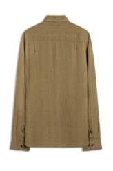 Camisa Linho Blend Wind Classic Caqui