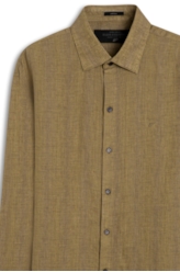 Camisa Linho Blend Wind Classic Caqui