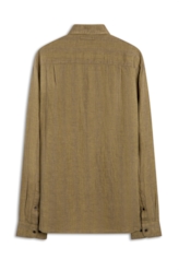 Camisa Linho Blend Wind Classic Caqui